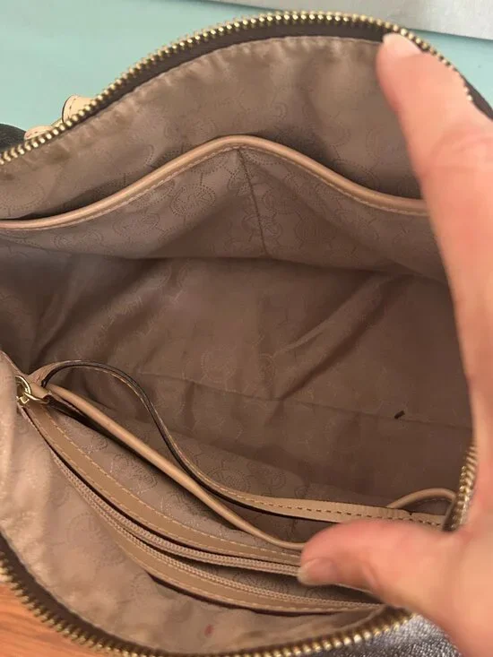 Michael Kors Grayson Monogram Leather Boston Bag Purse Matching Jet Set Wallet - Picture 11 of 16